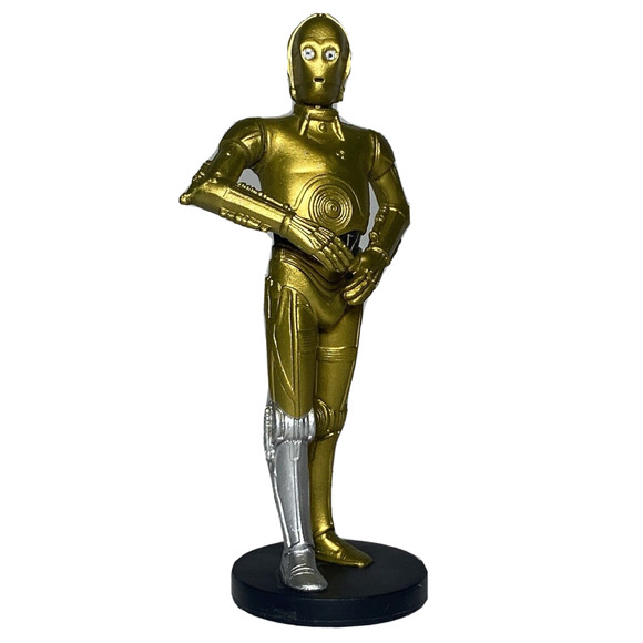 Star Wars C-3PO Cake Topper Disney Store Authentic Droid Figurine Toy Lucasfilm - Picture 1 of 10